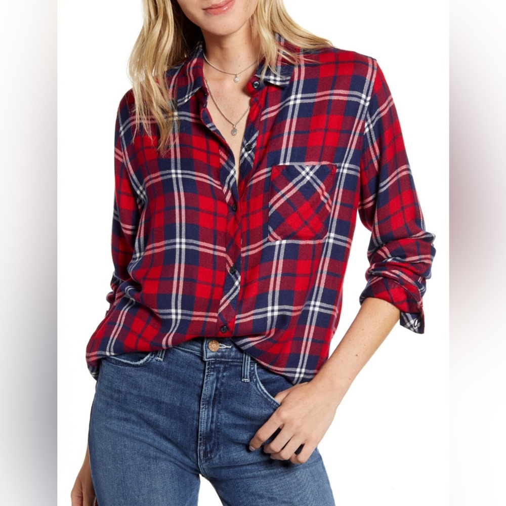 Rails Red Plaid Shirt Small